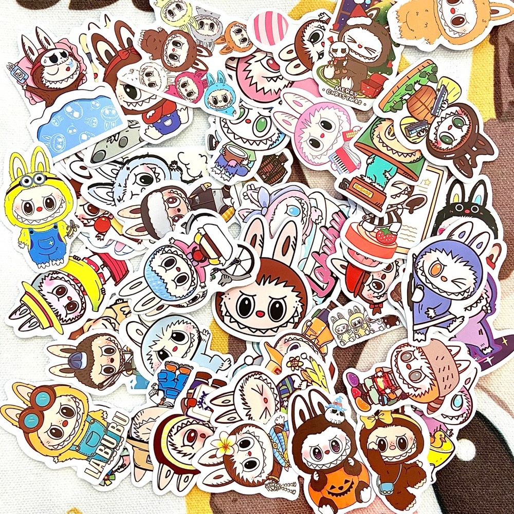 Labubu Stickers Lot (50pcs)